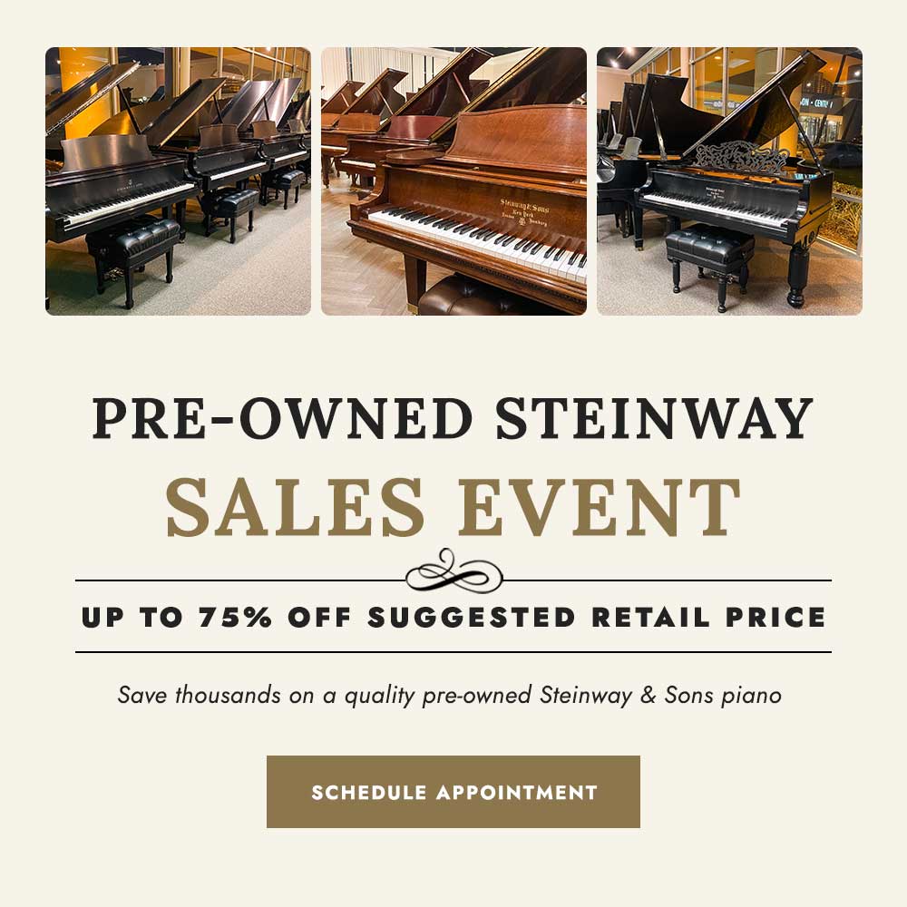 Pre-Owned Steinway Sales Event